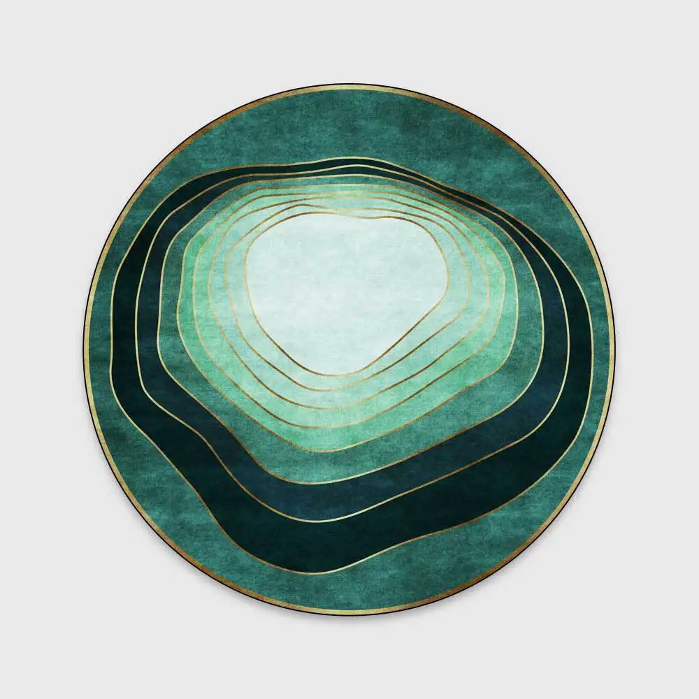 Simple Green Phnom Penh Irregular Circle Living Room Door Mat Bedroom Hanging Basket Chair Round Floor Mat Carpet tapis rug
Simple Green Phnom Penh Irregular Circle Living Room Door Mat Bedroom Hanging Basket Chair Round Floor Mat Carpet tapis rug