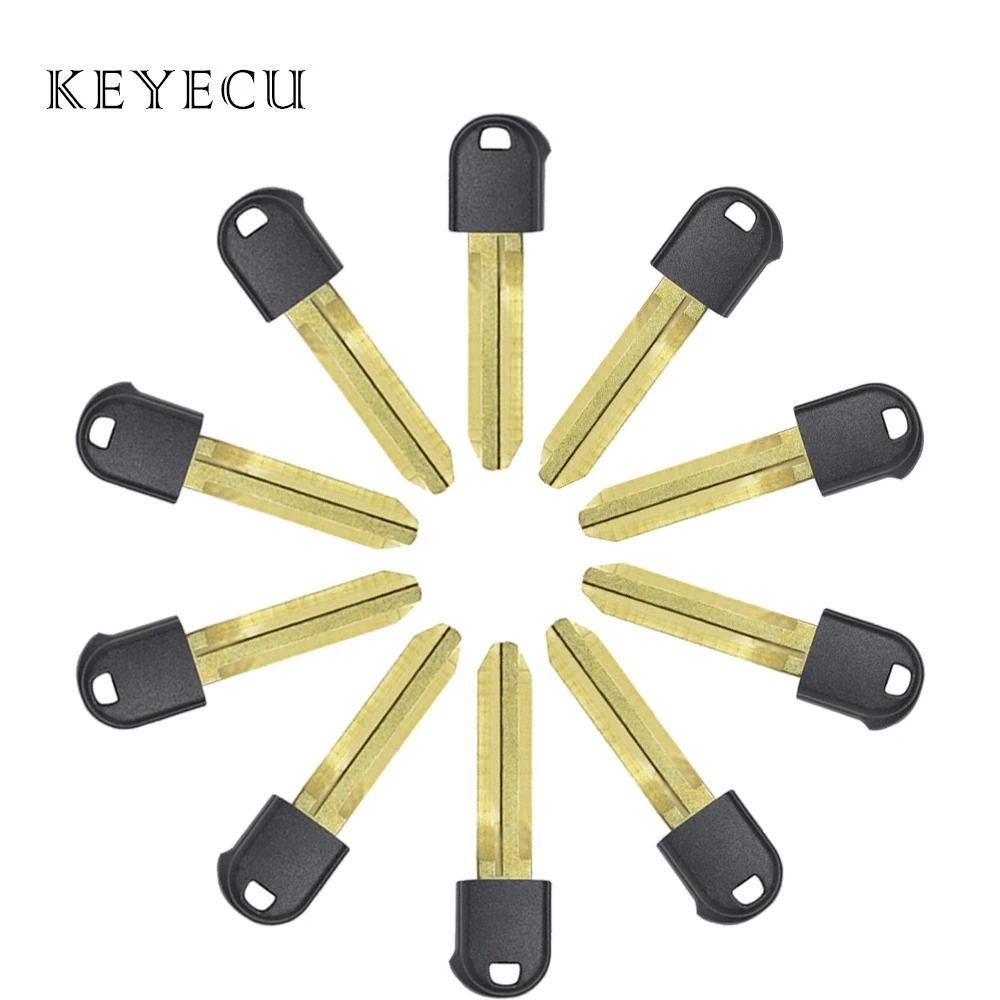 Keyecu 10 Pieces Uncut Insert Emergency Key Blade for Toyota Prius 2004 2005 2006 2007 2008 2009 for Smart Remote Key Fob
Keyecu 10 Pieces Uncut Insert Emergency Key Blade for Toyota Prius 2004 2005 2006 2007 2008 2009 for Smart Remote Key Fob