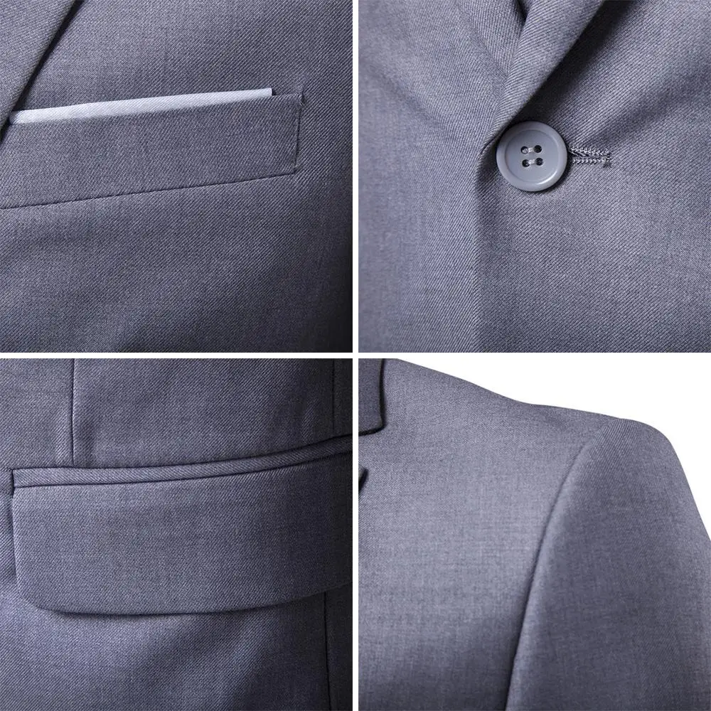 Men's Fashion Slim Suits Business Casual Clothing Groomsman three-piece Suit Blazers Jacket Pants Trousers Vest Sets
Men's Fashion Slim Suits Business Casual Clothing Groomsman three-piece Suit Blazers Jacket Pants Trousers Vest Sets