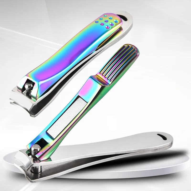 Stainless Steel Nail Clippers Color Trimmer Large Household Portable Flat Mouth Cutter Tools
Stainless Steel Nail Clippers Color Trimmer Large Household Portable Flat Mouth Cutter Tools