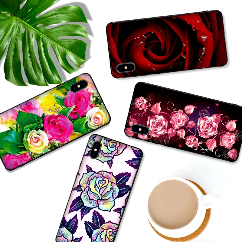 Розовый чехол для телефона Xiaomi Mi6 8 Lite SE макс 3 9E 5X 6X F1 A1 A2 6 Чехол Мягкий силиконовый