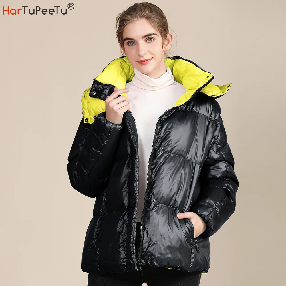 Women Winter Jacket 2020 Plus Size Hooded Coat Warm Cotton Padded 2XL Colours Block Windproof Stand Collar Zipper Outwear
Women Winter Jacket 2020 Plus Size Hooded Coat Warm Cotton Padded 2XL Colours Block Windproof Stand Collar Zipper Outwear