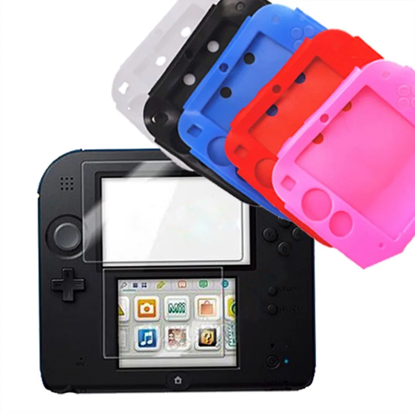 Soft Silicone Rubber Skin Case Cover Protector for Nintendo 2DS Anti-fall Protective Sleeve
Soft Silicone Rubber Skin Case Cover Protector for Nintendo 2DS Anti-fall Protective Sleeve