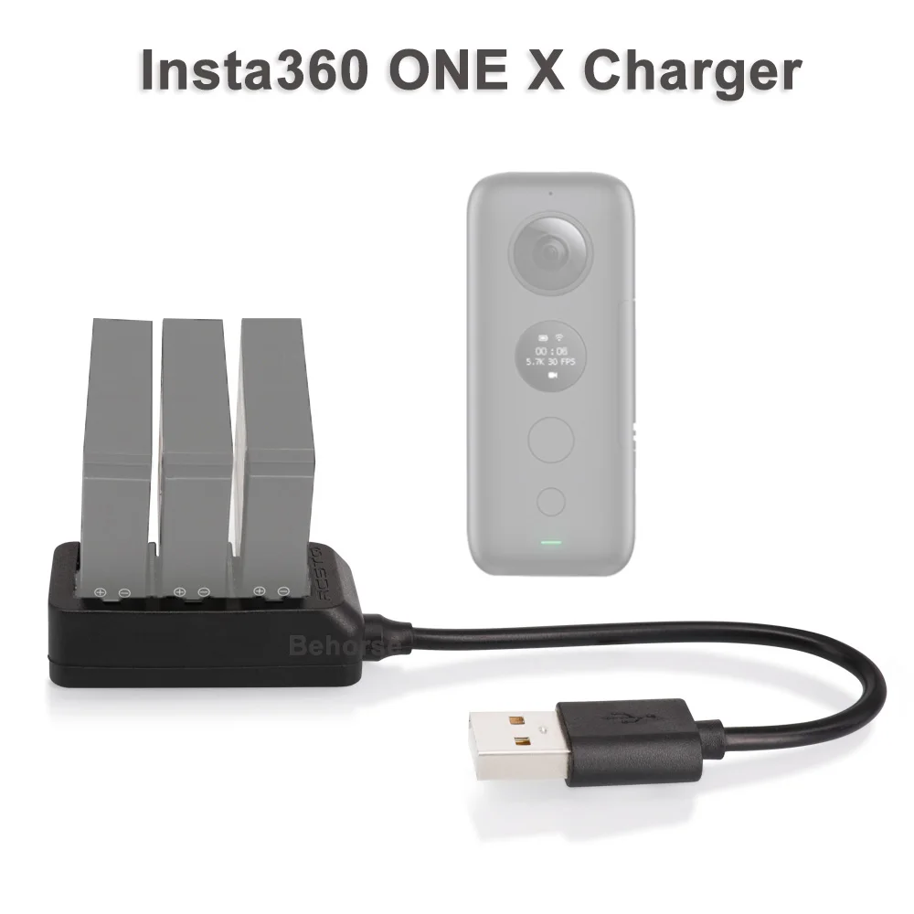 Зарядное устройство 3 в 1 с Micro USB для панорамной камеры Insta360 ONE X|Аксессуары