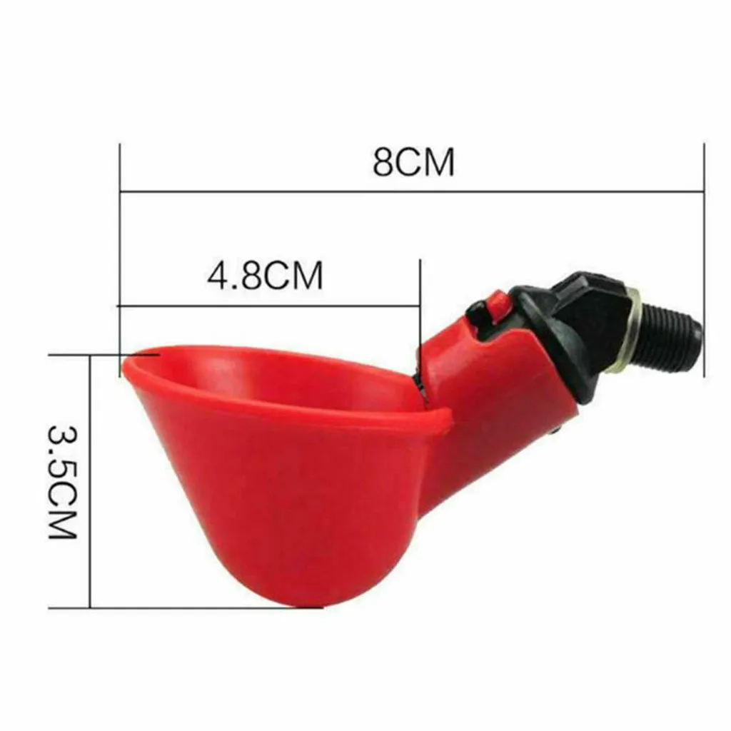 Chicken Farm Water Pipe Mounting Trigger Water Dispenser Drinker for Chicken Duck Pigeon Water Bucket Hose Drinker
Chicken Farm Water Pipe Mounting Trigger Water Dispenser Drinker for Chicken Duck Pigeon Water Bucket Hose Drinker