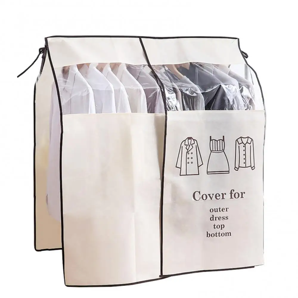 80% Hot Sales!!! Non-woven Fabric Hanging Cloth Wardrobe Suit Coat Transparent Window Dust Cover
80% Hot Sales!!! Non-woven Fabric Hanging Cloth Wardrobe Suit Coat Transparent Window Dust Cover