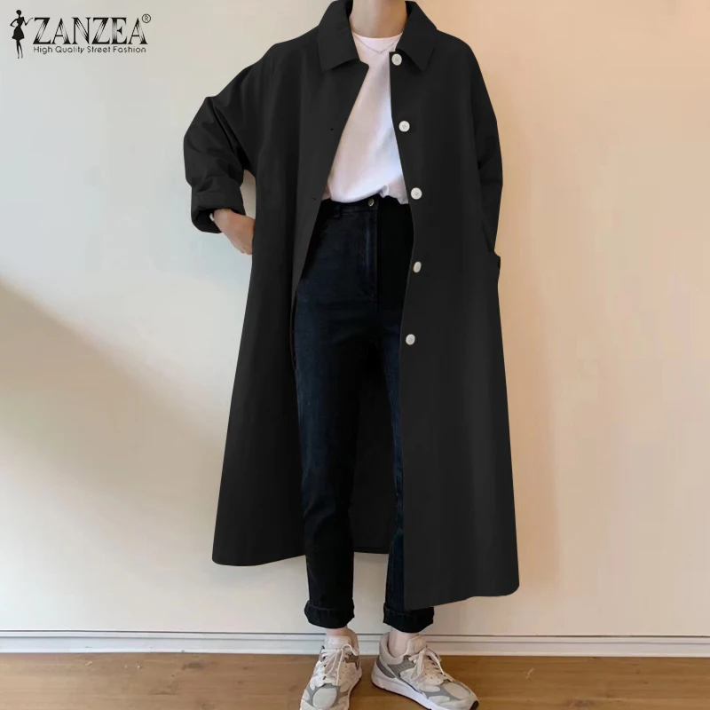 Oversized ZANZEA Fashion OL Women Coats & Jackets 2021 Spring Autumn Long Sleeve Midi Outwears Casual Solid Lapel Trench Coats
Oversized ZANZEA Fashion OL Women Coats & Jackets 2021 Spring Autumn Long Sleeve Midi Outwears Casual Solid Lapel Trench Coats