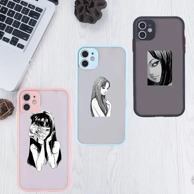 Japanese horror comic Tomie Junji Itou Phone Case For iPhone 12 11 Mini Pro XR XS Max 7 8 Plus X Matte transparent Pink Back
Japanese horror comic Tomie Junji Itou Phone Case For iPhone 12 11 Mini Pro XR XS Max 7 8 Plus X Matte transparent Pink Back
