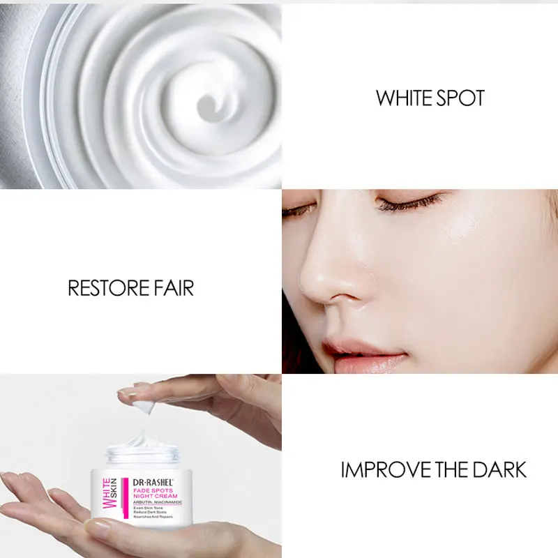 DR.RASHEL Argan Oil Night Cream Amino Acid Collagen Lighten Melanin Face Whitening Creams Reduce Fine Lines 50g
DR.RASHEL Argan Oil Night Cream Amino Acid Collagen Lighten Melanin Face Whitening Creams Reduce Fine Lines 50g