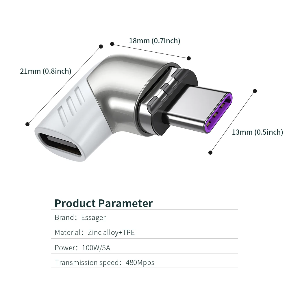 100W/5A Magnetic Charger Plug Adapter Type-C QC 4.0 PD Mobile Phone Fast Charging Cable Connector For Huawei Samsung Xiaomi
100W/5A Magnetic Charger Plug Adapter Type-C QC 4.0 PD Mobile Phone Fast Charging Cable Connector For Huawei Samsung Xiaomi