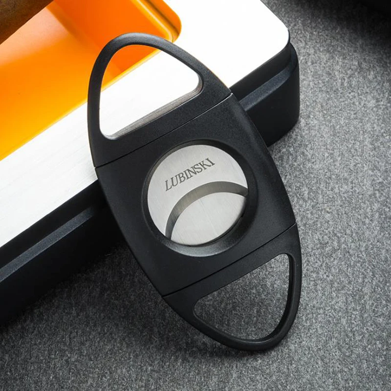 LUBINSKI Stainless Steel Cigar Cutter Super Sharp Sawtooth Baldes Cigar Guillotine Cigarette Tobacco Smoking Tool
LUBINSKI Stainless Steel Cigar Cutter Super Sharp Sawtooth Baldes Cigar Guillotine Cigarette Tobacco Smoking Tool