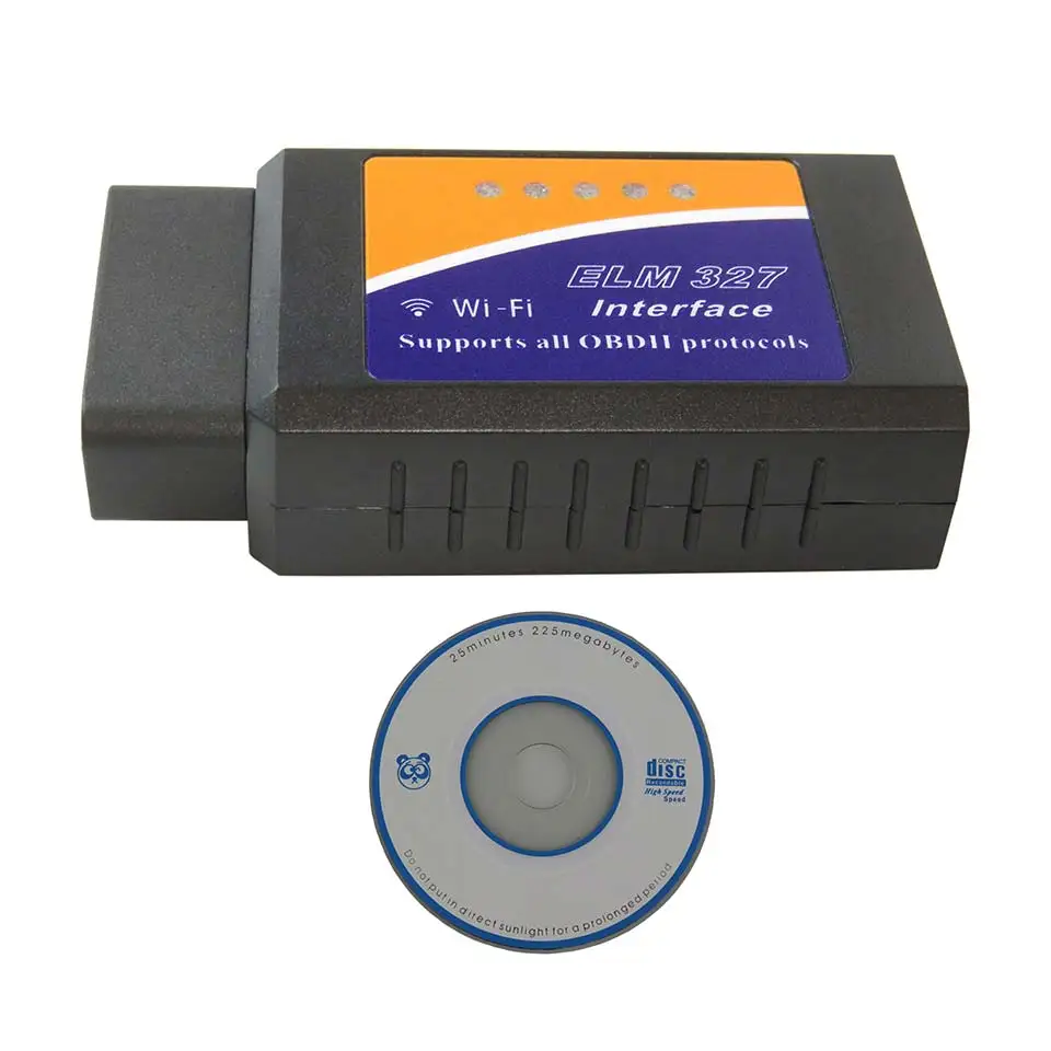 Автомобильный диагностический сканер с чипом PIC18F25K80 ELM327 V1.5 WIFI OBD2 iOS для iPhone Elm 327 в 1