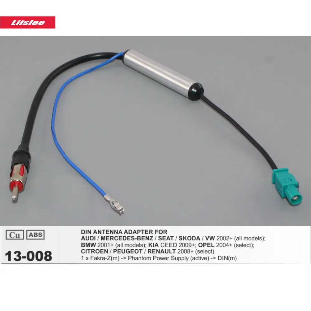 Car Radio Antenna Adapter Wire For Mercedes Benz A/B/C/E/G/S/CL/CLA/CLC/CLK/CLS/GL/GLK/SL/SLK/Sprinter/Vito/Viano/Vaneo/M/R
Car Radio Antenna Adapter Wire For Mercedes Benz A/B/C/E/G/S/CL/CLA/CLC/CLK/CLS/GL/GLK/SL/SLK/Sprinter/Vito/Viano/Vaneo/M/R