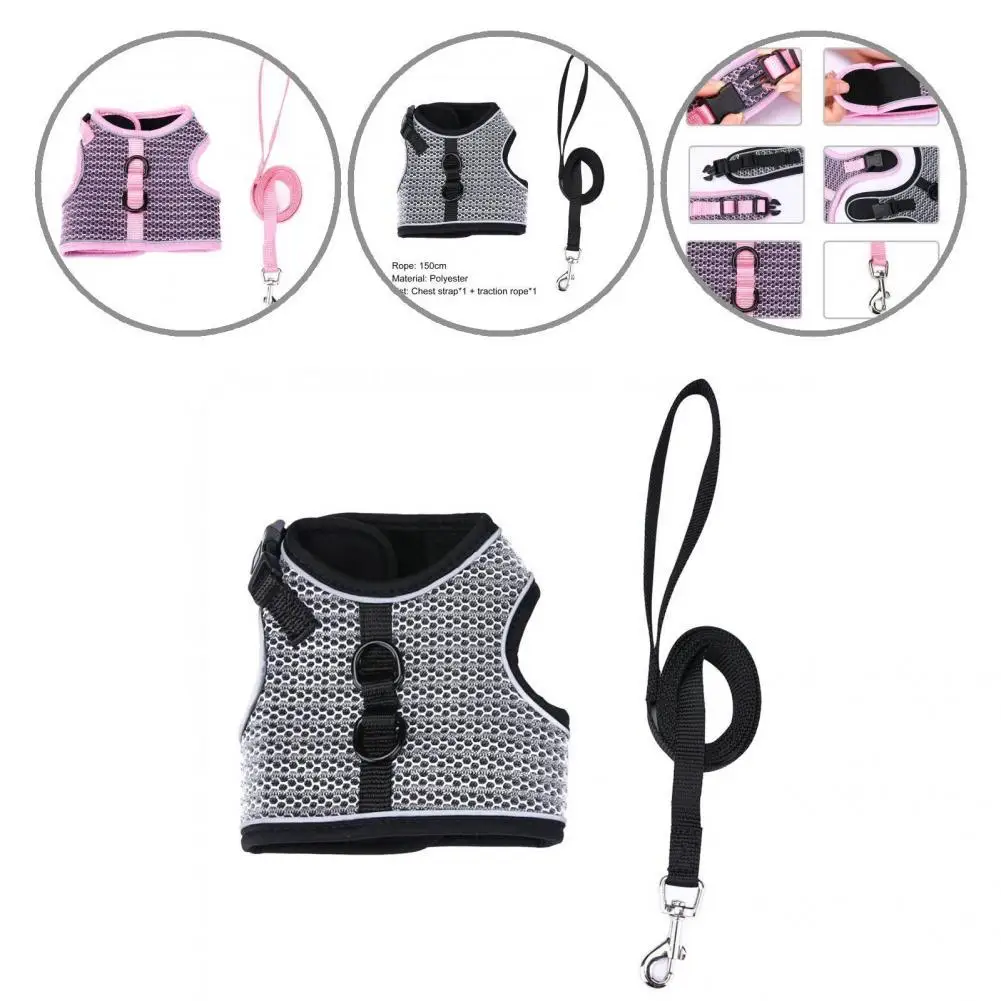 Skin-friendly Convenient Pet Chest Strap Leash Set Breathable Pet Leashes Set Close Fitting Pet Product
Skin-friendly Convenient Pet Chest Strap Leash Set Breathable Pet Leashes Set Close Fitting Pet Product