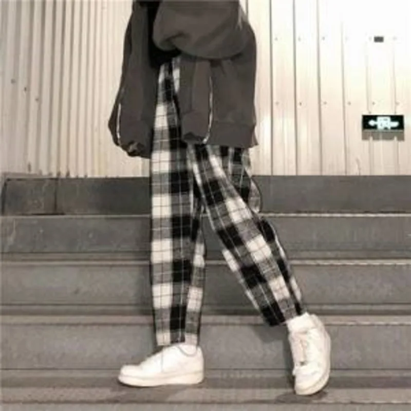 Harajuku plaid trousers, for women, urban trousers, autumn, casual, plus size, 2020
Harajuku plaid trousers, for women, urban trousers, autumn, casual, plus size, 2020