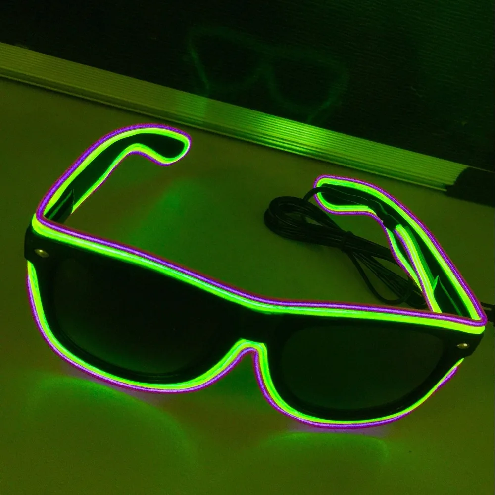 LED Glow Sunglass Glasses Fashion Neon Light Up Glow Rave Costume Party Bright SunGlasses Easter Party Supplies
LED Glow Sunglass Glasses Fashion Neon Light Up Glow Rave Costume Party Bright SunGlasses Easter Party Supplies