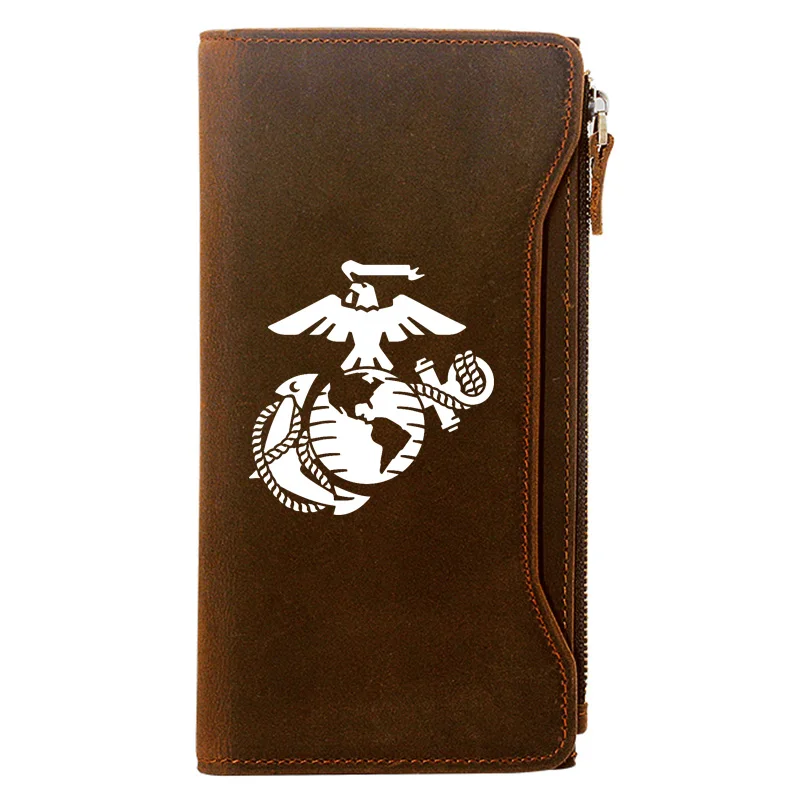 Дизайнерский кошелек из натуральной кожи на молнии с отделением для кредитных карт в морском стиле США, мужской повседневный длинный клатч,... 
Дизайнерский кошелек из натуральной кожи на молнии с отделением для кредитных карт в морском стиле США, мужской повседневный длинный клатч,...