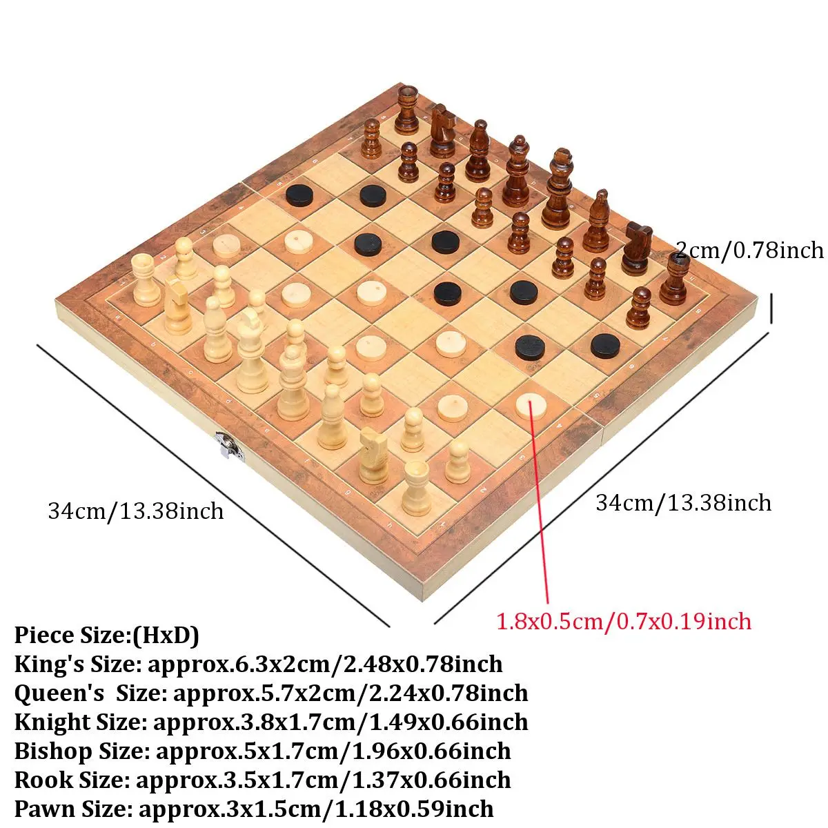 3 in 1 Foldable Wooden Chess Board Set Travel Games Chess Backgammon Checkers Toy Chessmen Entertainment Game Board Toys Gift
3 in 1 Foldable Wooden Chess Board Set Travel Games Chess Backgammon Checkers Toy Chessmen Entertainment Game Board Toys Gift