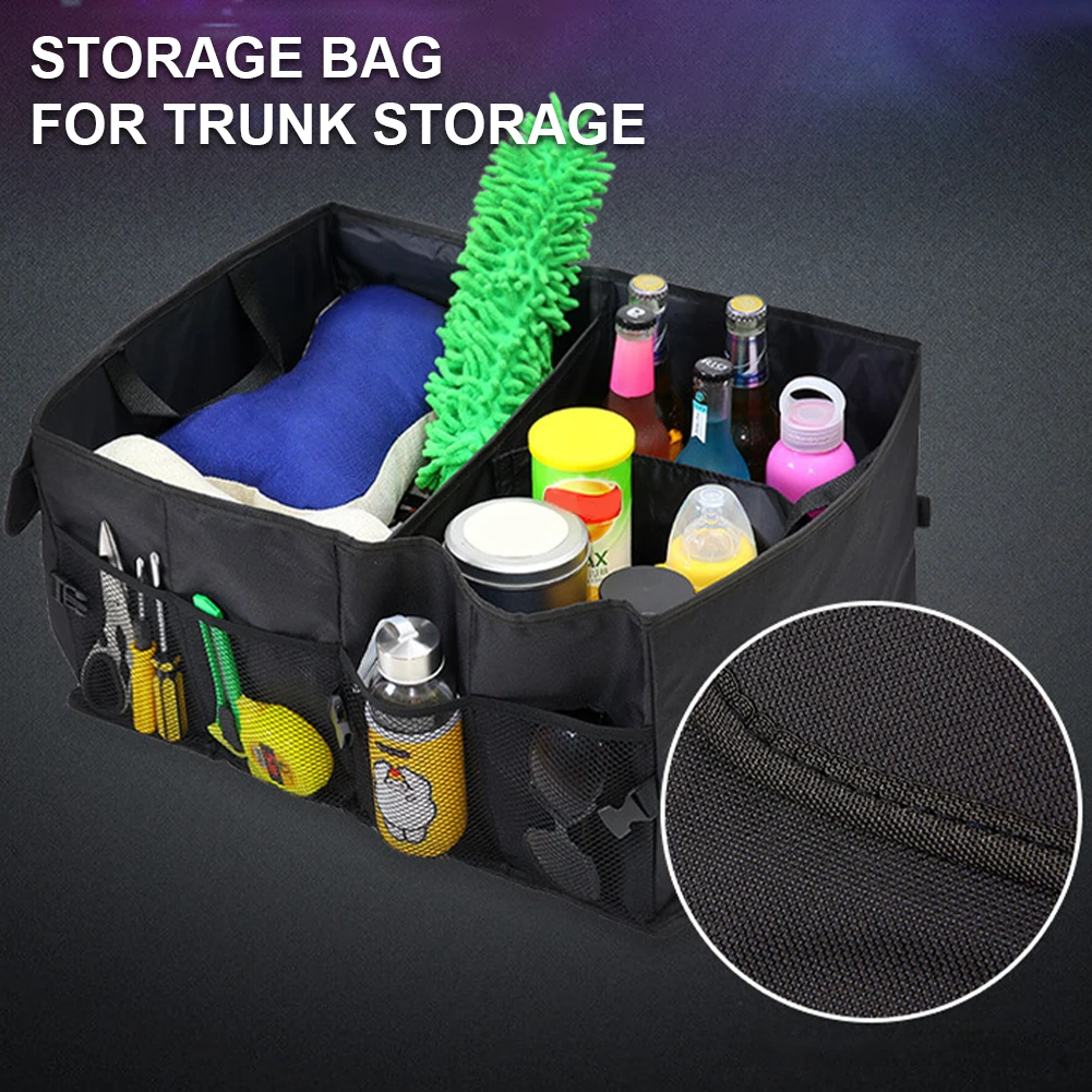Collapsible Oxford Cloth Organizer Luggage Storage Box Universal Car Trunk 3 Main Compartments Folding Truck SUV Trunk Cargo Box
Collapsible Oxford Cloth Organizer Luggage Storage Box Universal Car Trunk 3 Main Compartments Folding Truck SUV Trunk Cargo Box