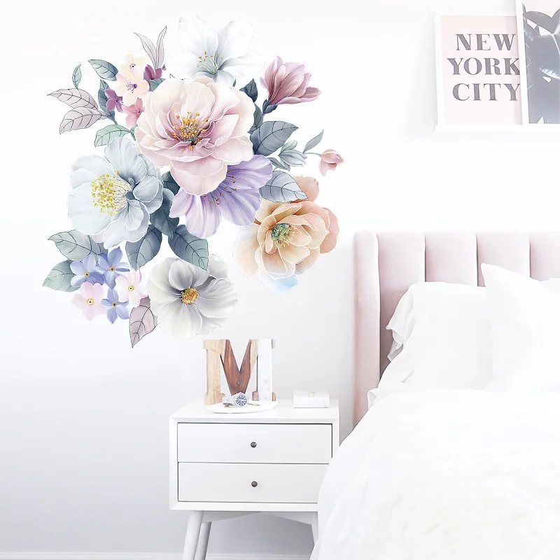 Watercolour Flowers Wall Decals for Room Decor Living Room Bedroom Wall Decor Wall Stickers Removable Wall Decals Home Decor
Watercolour Flowers Wall Decals for Room Decor Living Room Bedroom Wall Decor Wall Stickers Removable Wall Decals Home Decor