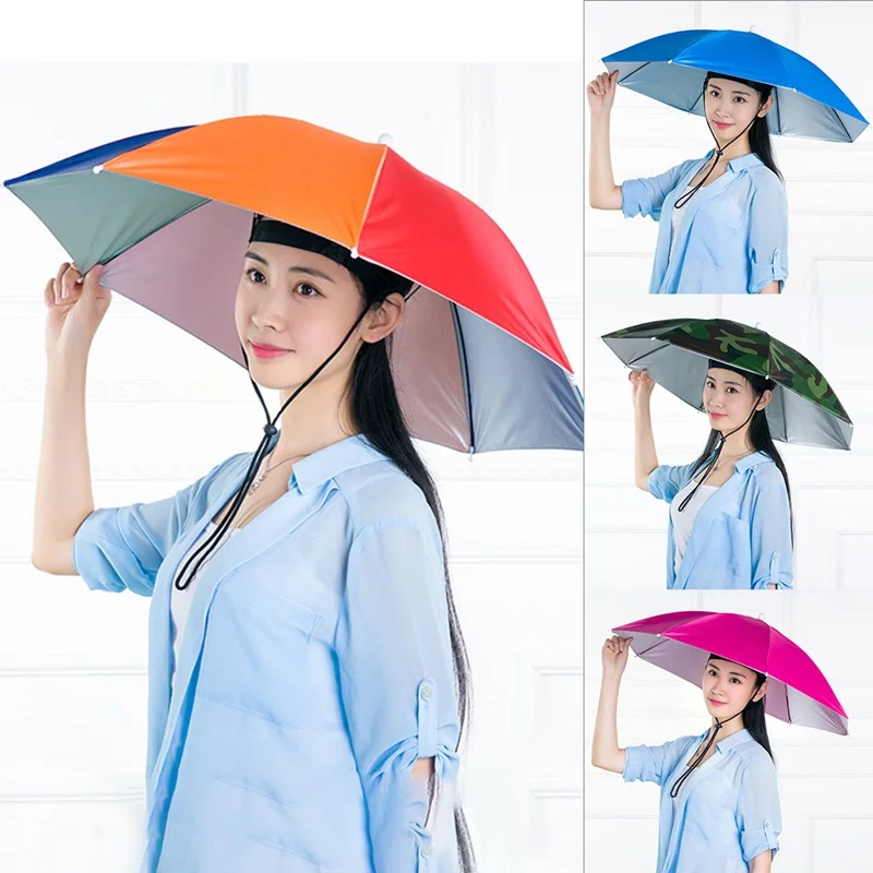 Foldable Umbrella Hat Fishing Hiking Camping Beach Headwear Sun Cap Head Hats Outdoor Sport Fishing Tackle Accessory tool
Foldable Umbrella Hat Fishing Hiking Camping Beach Headwear Sun Cap Head Hats Outdoor Sport Fishing Tackle Accessory tool