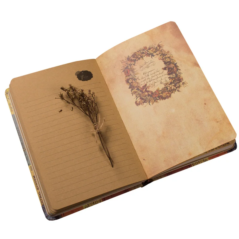 A5 Creative letterhead Vintage Notebook Diary planner Journal Schedule book Notepad Soft kraft paper Notebook venom European
A5 Creative letterhead Vintage Notebook Diary planner Journal Schedule book Notepad Soft kraft paper Notebook venom European