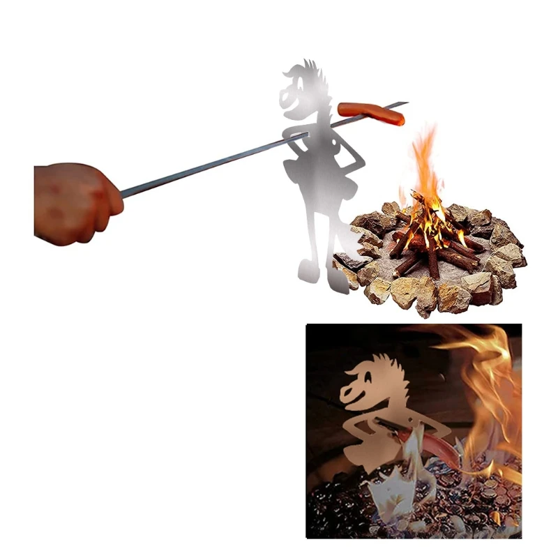 Funny Horse Shaped Hot Dog Marshmallow Roasters Campfire Roasting Stick Metal Craft Barbecue Forks for Garden Outdoor
Funny Horse Shaped Hot Dog Marshmallow Roasters Campfire Roasting Stick Metal Craft Barbecue Forks for Garden Outdoor