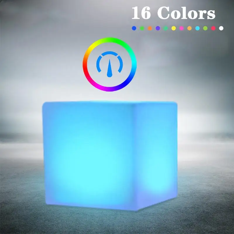 Waterproof LED Lawn Lamp Cube Chair Bar Light Outdoor Lighting Party Wedding Ktv Luminous Rechargeable Stool with Remote Control
Waterproof LED Lawn Lamp Cube Chair Bar Light Outdoor Lighting Party Wedding Ktv Luminous Rechargeable Stool with Remote Control