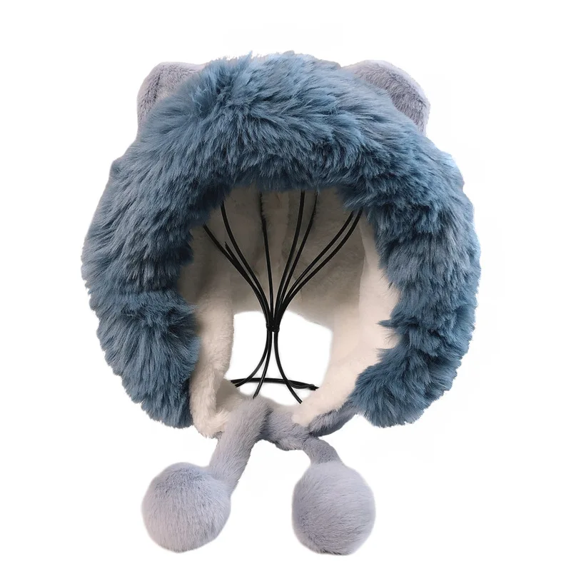 Cute Bear Ear Protection Plush Cap Female Winter Plus Velvet Thickened Warmth Lei Feng Cap Ear Protection Cap Baotou Hat
Cute Bear Ear Protection Plush Cap Female Winter Plus Velvet Thickened Warmth Lei Feng Cap Ear Protection Cap Baotou Hat