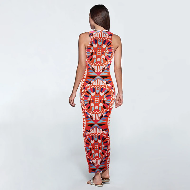 2019 Women Patchwork Dresses Long Dress Splice Slender Dresses Beach Dresses European and American Ankle-Length Dresses
2019 Women Patchwork Dresses Long Dress Splice Slender Dresses Beach Dresses European and American Ankle-Length Dresses