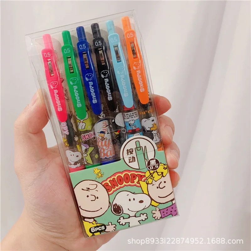 6pcs/Set Cartoon Retractable Ballpoint Pen Kawaii 0.5 Black Gel Pens Quick Dry Ink Writing Pen School Office Supplies Stationery
6pcs/Set Cartoon Retractable Ballpoint Pen Kawaii 0.5 Black Gel Pens Quick Dry Ink Writing Pen School Office Supplies Stationery