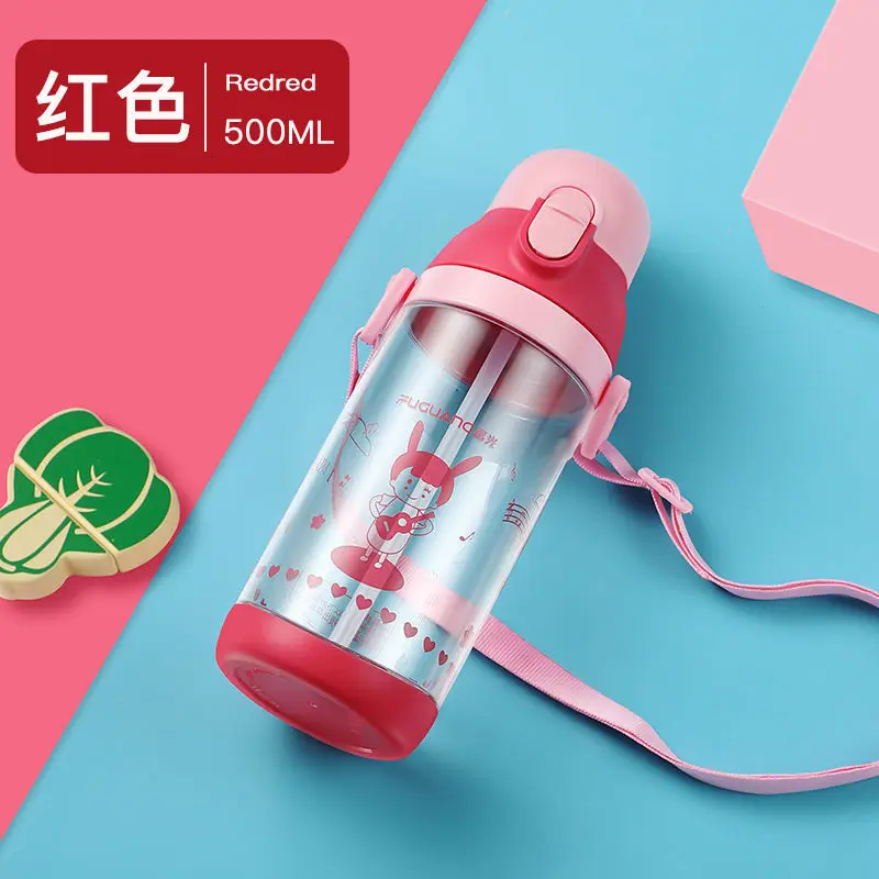 Children's water cup with straw