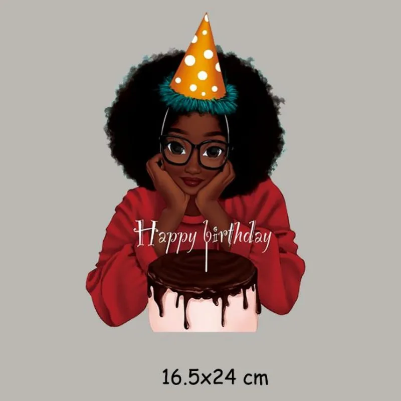 16.5x24cm African Beauty Girl Iron On Patches For DIY Heat Transfer Clothes T-Shirt Thermal Stickers Decoration Printing
16.5x24cm African Beauty Girl Iron On Patches For DIY Heat Transfer Clothes T-Shirt Thermal Stickers Decoration Printing