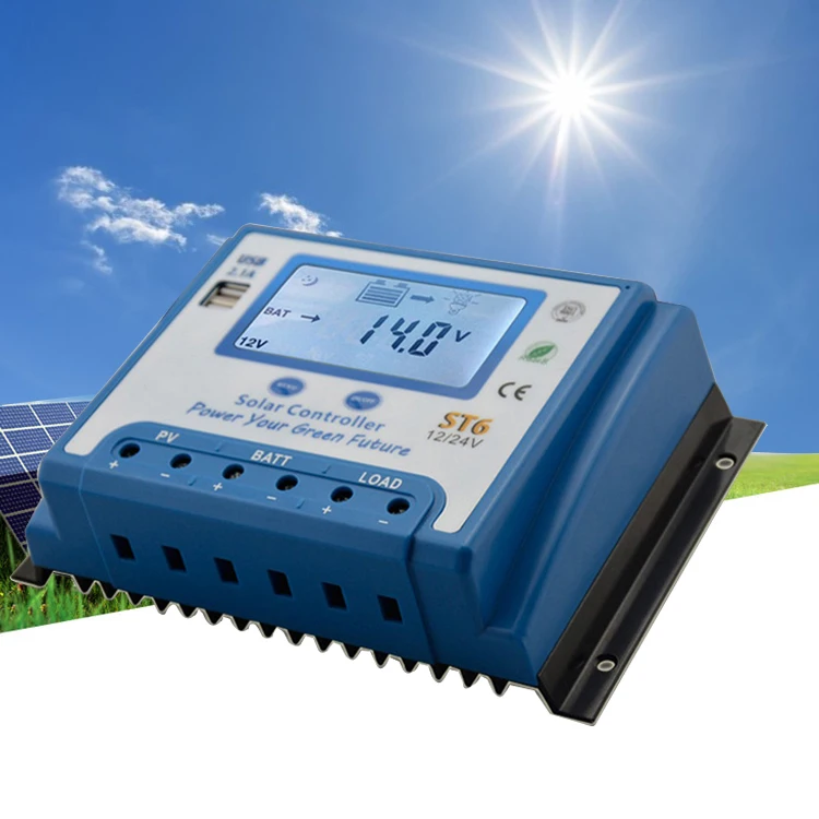 Digital Display USB Solar Controller ST6 60A Automatic Switching Inverter Controller Fast Charging New Solar Control Instrument
Digital Display USB Solar Controller ST6 60A Automatic Switching Inverter Controller Fast Charging New Solar Control Instrument