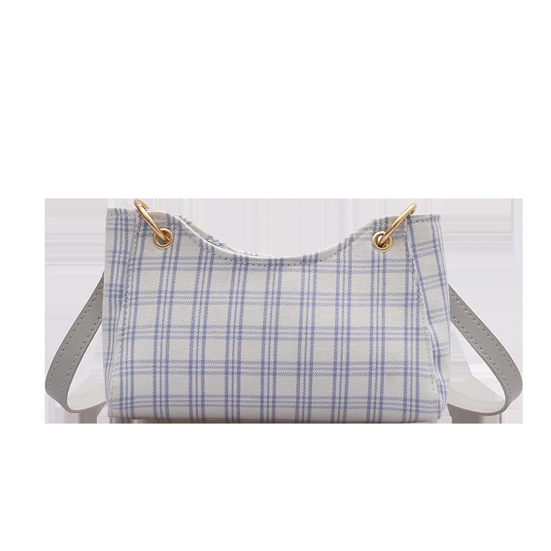 Small fresh summer plaid canvas bag female bag new Korean version of the fashion girl shoulder slung underarm bag
Small fresh summer plaid canvas bag female bag new Korean version of the fashion girl shoulder slung underarm bag