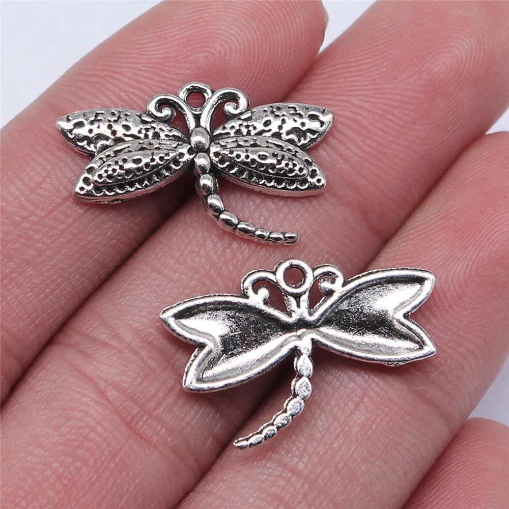 WYSIWYG 10pcs 17x25mm Dragonfly Charms For Jewelry Making Jewelry Accessories Antique Silver Plated Antique Bronze Plated
WYSIWYG 10pcs 17x25mm Dragonfly Charms For Jewelry Making Jewelry Accessories Antique Silver Plated Antique Bronze Plated