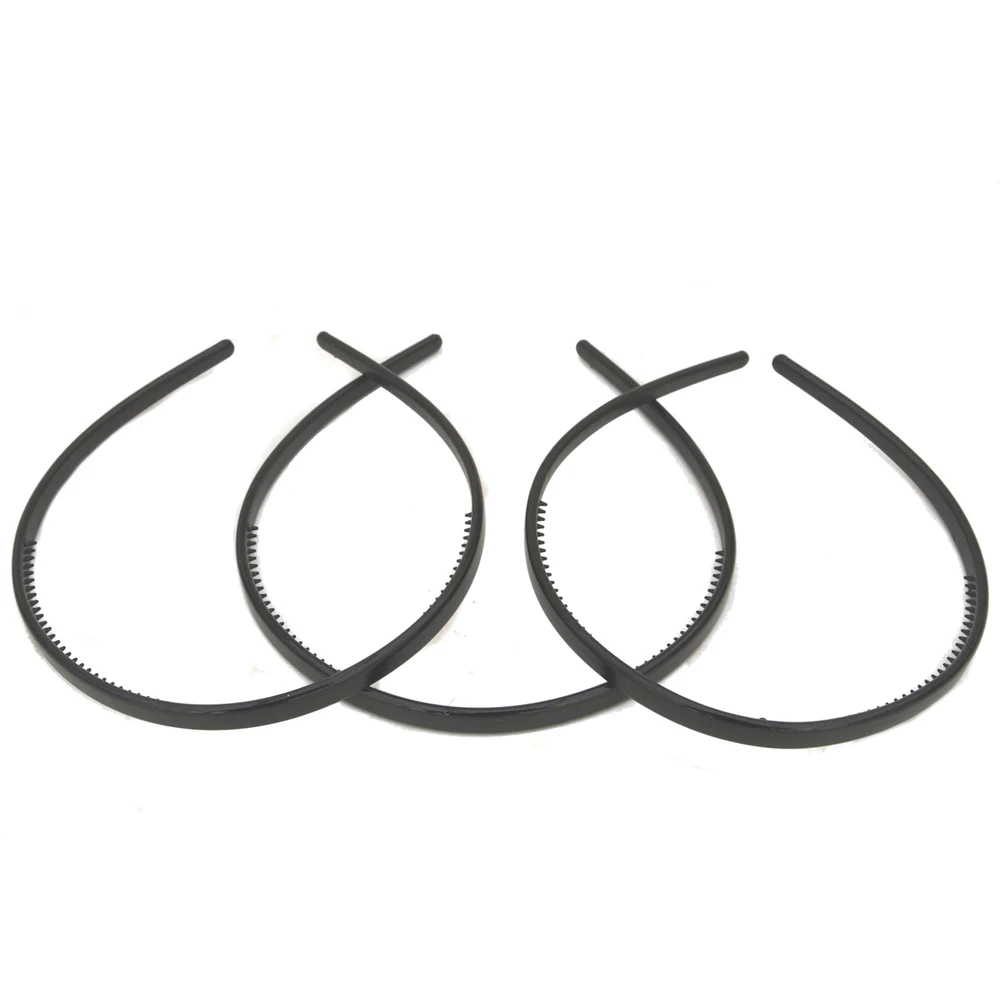 3 X Black 2cm Width Thin Plastic Alice Hair Bands Hair hoops Solid Color Hairbands Basic DIY Headband Classic Hair Accessories
3 X Black 2cm Width Thin Plastic Alice Hair Bands Hair hoops Solid Color Hairbands Basic DIY Headband Classic Hair Accessories