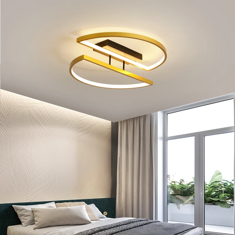 Ceiling Light Modern LED Surface Mount For Living Dining Room Gold/Black Aluminum Lamp fixture Home Indoor Lighting Minimalist
Ceiling Light Modern LED Surface Mount For Living Dining Room Gold/Black Aluminum Lamp fixture Home Indoor Lighting Minimalist