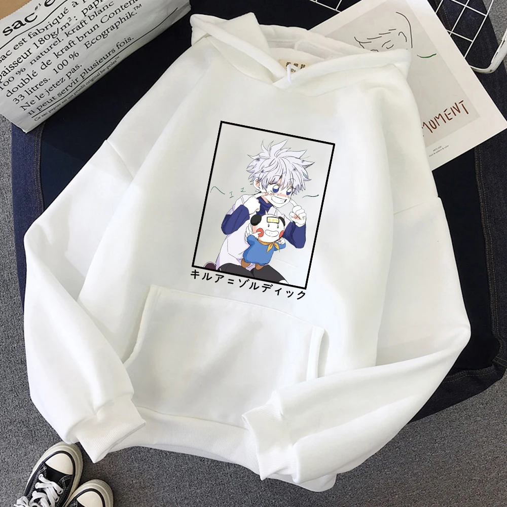 2021 Anime Hunter X Hunter Killua Zoldyck Hoodies Fashion Vintage Pullover Hooded Sweatshirt Tops Unisex
2021 Anime Hunter X Hunter Killua Zoldyck Hoodies Fashion Vintage Pullover Hooded Sweatshirt Tops Unisex
