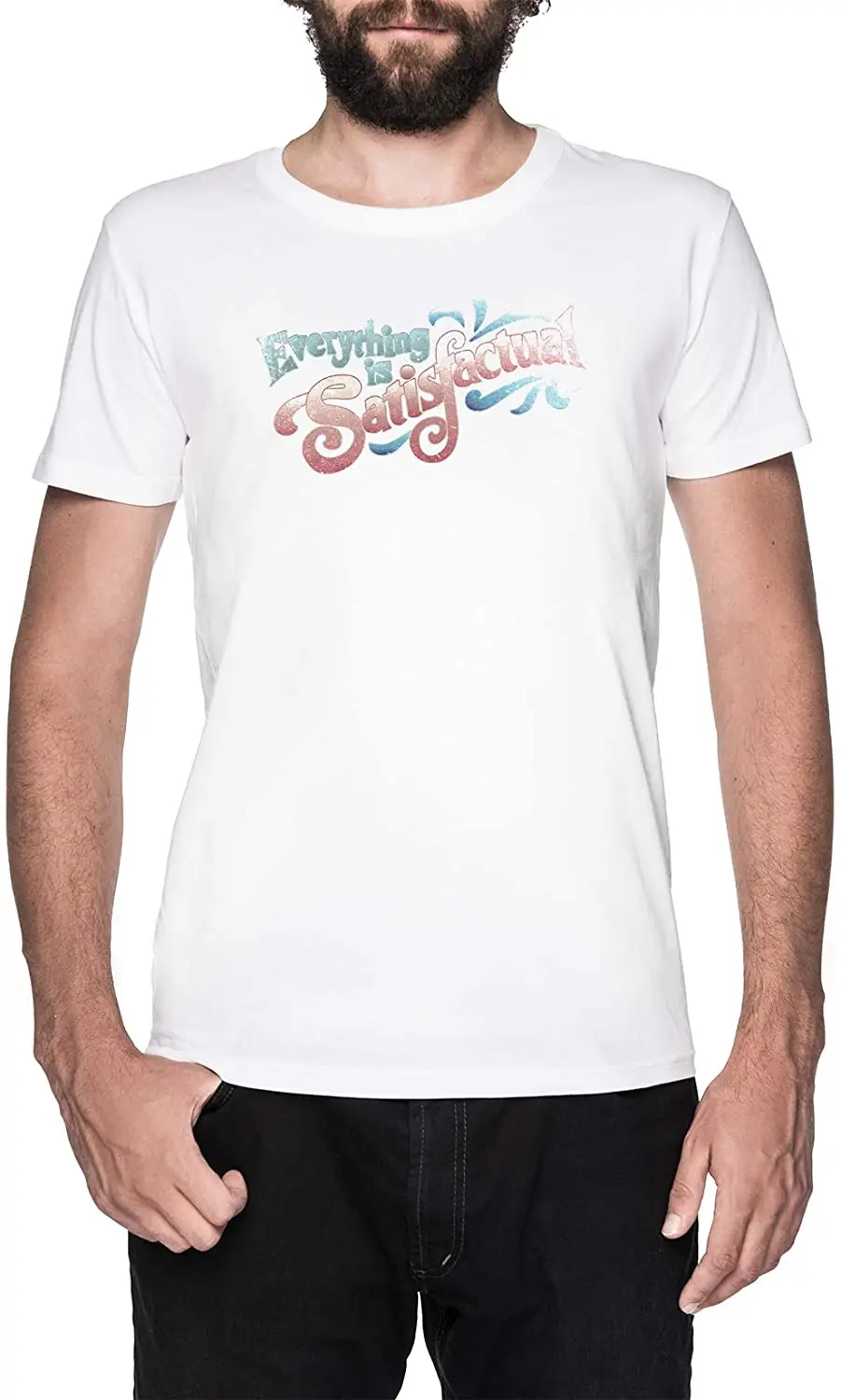 Everything is Satisfactual White T-Shirt Men's Short Sleeves New Arrivals Harajuku Tee Summer 2020 Pure Cotton Breathable Tshirt
Everything is Satisfactual White T-Shirt Men's Short Sleeves New Arrivals Harajuku Tee Summer 2020 Pure Cotton Breathable Tshirt