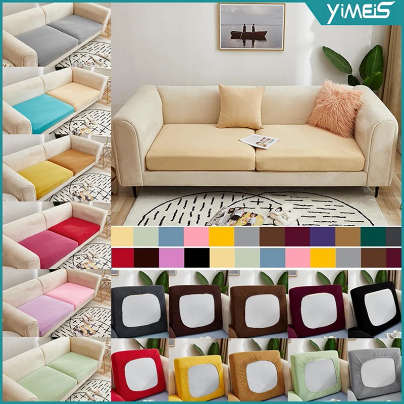 Sofa Seat Cushion Cover Elastic Solid Color fundas cojines decorativos para sofa housse canapé
Sofa Seat Cushion Cover Elastic Solid Color fundas cojines decorativos para sofa housse canapé