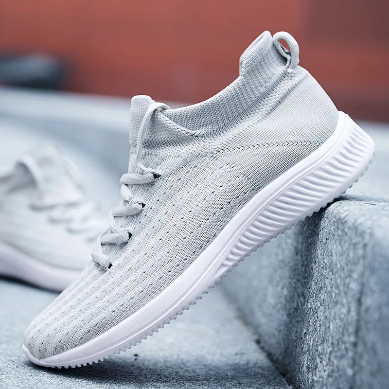 Men's Fashion Fly Weave Sneakers Lighted Breathable Men Casual Shoes Lace-Up Sport Shoes Large Size
Men's Fashion Fly Weave Sneakers Lighted Breathable Men Casual Shoes Lace-Up Sport Shoes Large Size