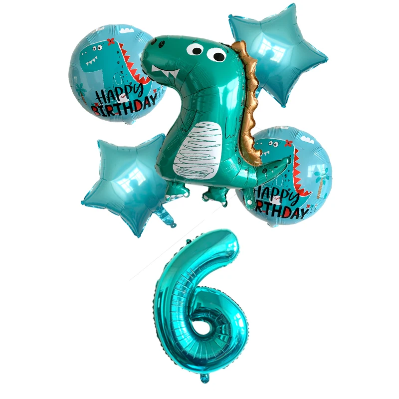 6pcs New Green Dinosaur Foil Balloons Set 30inch Green Blue Number Ballon Birthday Party Decorations Kids Toys Helium Globos
6pcs New Green Dinosaur Foil Balloons Set 30inch Green Blue Number Ballon Birthday Party Decorations Kids Toys Helium Globos