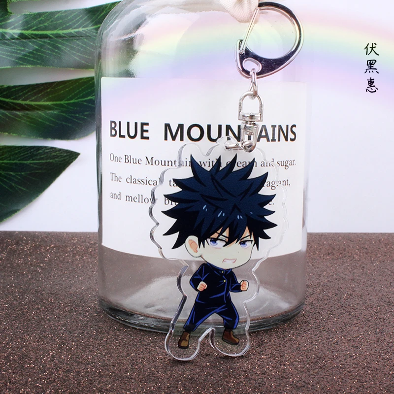 Anime Jujutsu Kaisen Itadori Yuji Gojo Satoru Fushiguro Megumi Cartoon Acrylic Two-Sided Bag Pendant Keychain Cute Key ring
Anime Jujutsu Kaisen Itadori Yuji Gojo Satoru Fushiguro Megumi Cartoon Acrylic Two-Sided Bag Pendant Keychain Cute Key ring