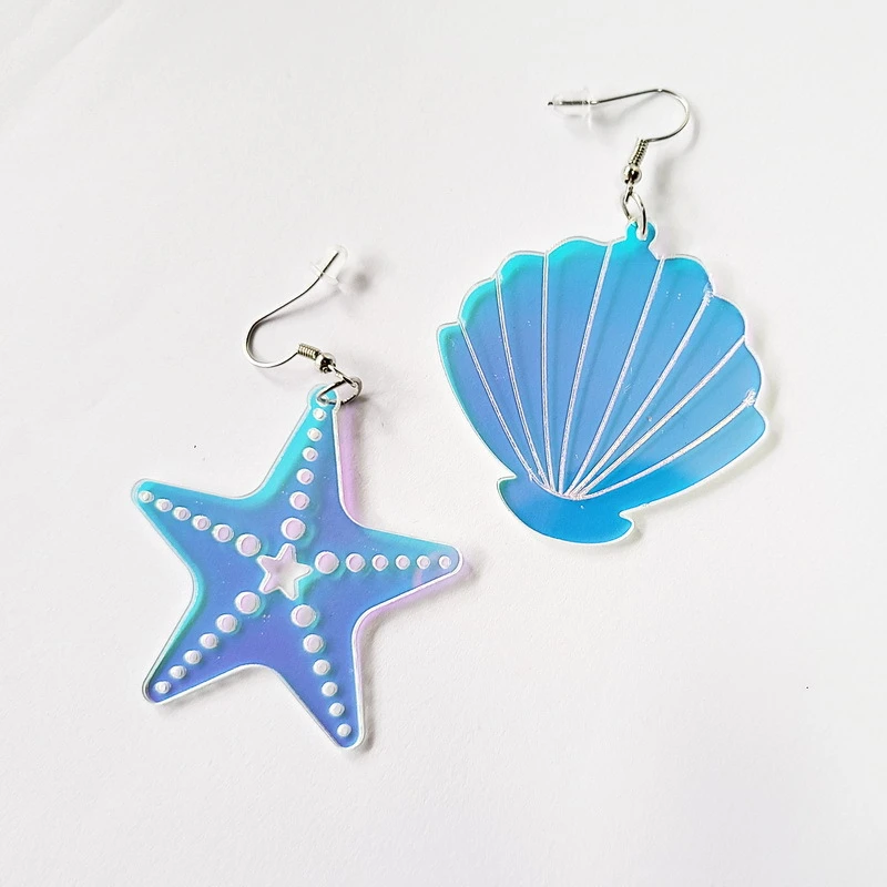 Fashion Creative Colorful Acrylic Starfish Shell Earrings Personality Simple Style Women's Party Jewelry Accessories Gifts
Fashion Creative Colorful Acrylic Starfish Shell Earrings Personality Simple Style Women's Party Jewelry Accessories Gifts