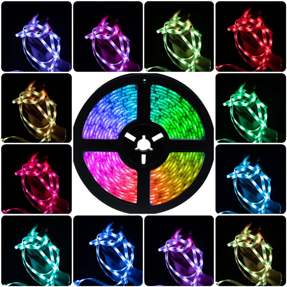 LED Strip Lights Waterproof Lamp RGB 5050 SMD 2835 Flexible Tape Diode luces led 5M 10M 15M 20M DC12V For Holiday Decoration
LED Strip Lights Waterproof Lamp RGB 5050 SMD 2835 Flexible Tape Diode luces led 5M 10M 15M 20M DC12V For Holiday Decoration