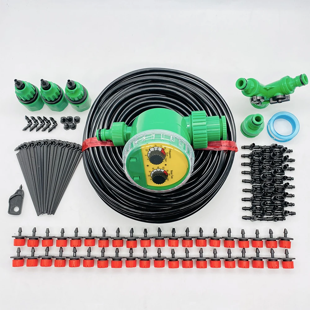 10-50M Smart Garden Watering Sysytem Automatic Self Drip Irrigation System For Greenhouse Watering Kit Timer Adjustable Drippe
10-50M Smart Garden Watering Sysytem Automatic Self Drip Irrigation System For Greenhouse Watering Kit Timer Adjustable Drippe