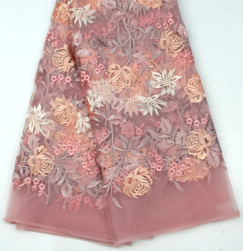 Nigerian Lace Fabric 2019 High Quality Lace Embroidery Sequin Lace Fabric 5 Yards Wedding Fabric for Aso Ebi Women Dress
Nigerian Lace Fabric 2019 High Quality Lace Embroidery Sequin Lace Fabric 5 Yards Wedding Fabric for Aso Ebi Women Dress