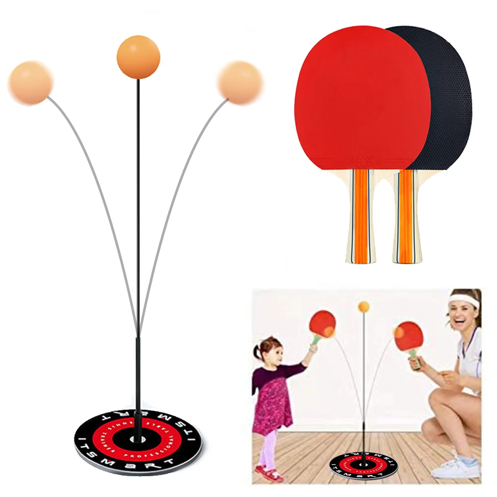 Table Tennis Trainer Elastic Shaft Portable Table Tennis Set With 2 Rackets And 3 Balls For Adults And Kids
Table Tennis Trainer Elastic Shaft Portable Table Tennis Set With 2 Rackets And 3 Balls For Adults And Kids