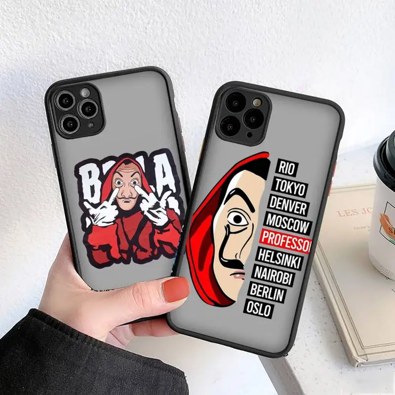 la casa de papel Phone Case For iphone 12 11 8 7 plus mini x xs xr pro max matte transparent cover
la casa de papel Phone Case For iphone 12 11 8 7 plus mini x xs xr pro max matte transparent cover